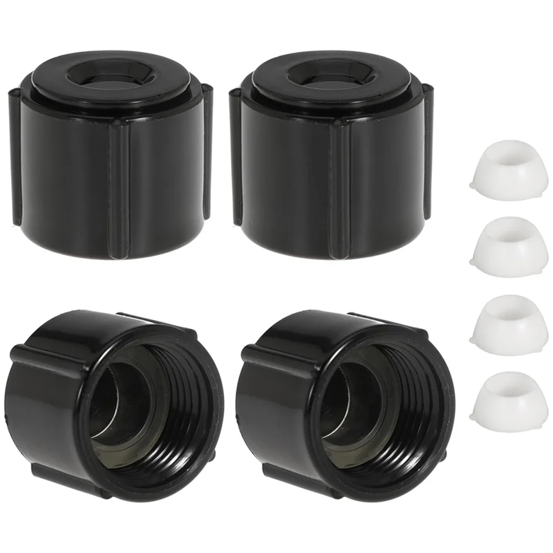 For Rvs Campers Trailers 4Set Low Point Drain Caps And Seals 1/2 Inch For RV Hot And Cold Water Lines 1/2"