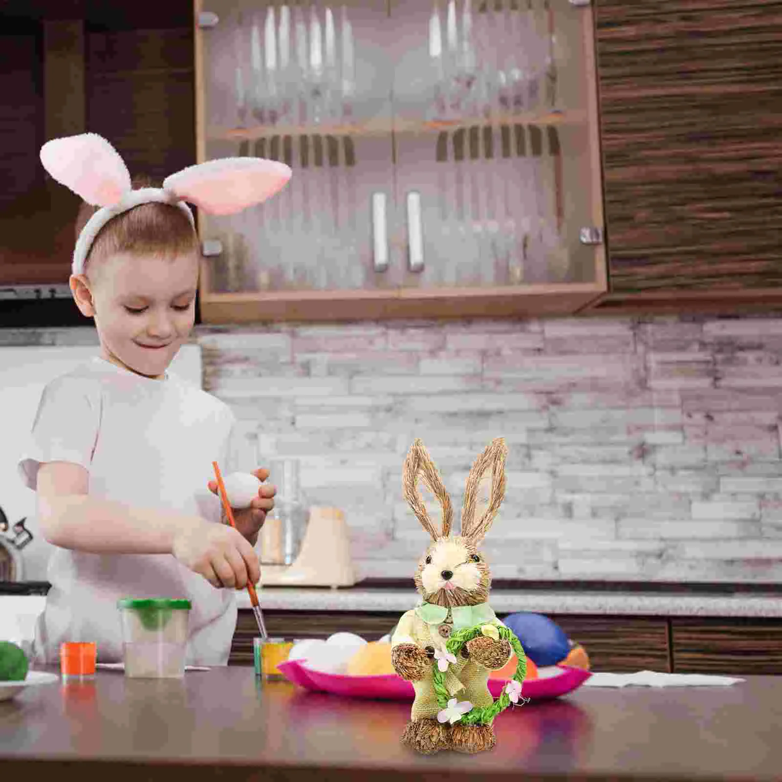 2 Pcs Ornaments for Kids Handmade Straw Rabbit Figurine Woven Figurines Decor Spring Statue Bunny Easter Child
2 Pcs Ornaments for Kids Handmade Straw Rabbit Figurine Woven Figurines Decor Spring Statue Bunny Easter Child