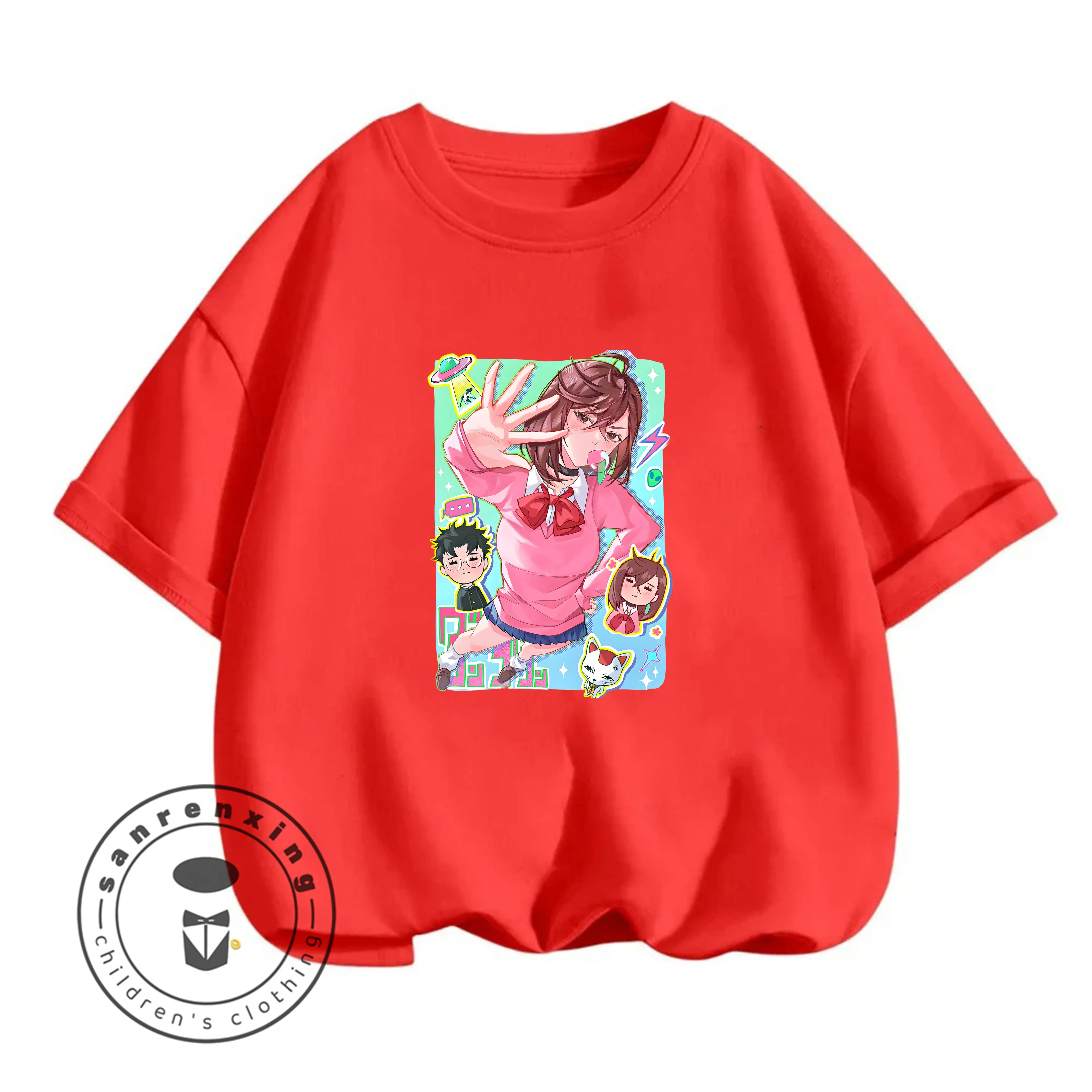 DAN DA DAN Playwear Short Sleeve Top Children 3-14 Years Summer Cute Kawaii Round Neck Cartoon Style
DAN DA DAN Playwear Short Sleeve Top Children 3-14 Years Summer Cute Kawaii Round Neck Cartoon Style