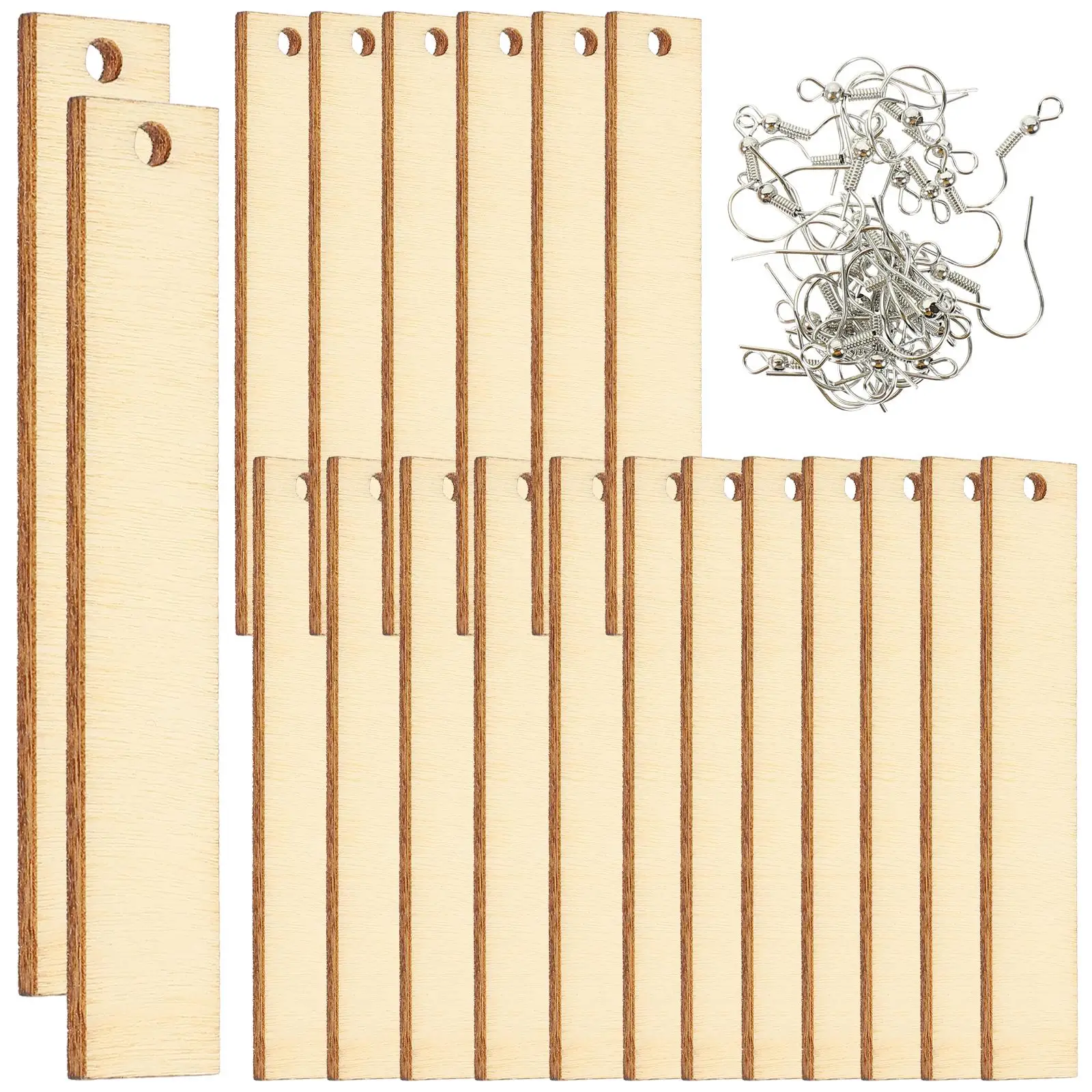 36 Pcs Wooden Earrings Set Unfinished Blanks Diy Kit Jewelry Supplies Craft Parts Accessories Earring Charm Long Use
36 Pcs Wooden Earrings Set Unfinished Blanks Diy Kit Jewelry Supplies Craft Parts Accessories Earring Charm Long Use