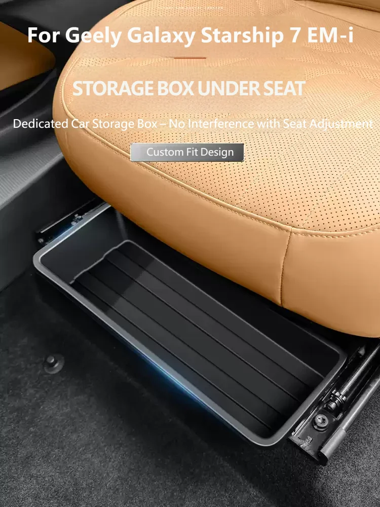 For Geely Galaxy Starship 7 EM-i Geely EX5 EM-i 2025 2026 Under Seat Storage Box Universal Car Seat Bottom Organizer Box
For Geely Galaxy Starship 7 EM-i Geely EX5 EM-i 2025 2026 Under Seat Storage Box Universal Car Seat Bottom Organizer Box