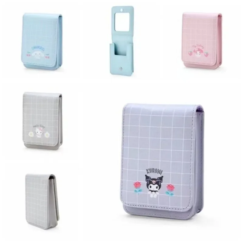Sanrio Cartoon Cinnamoroll Makeup Mirror Lipstick Storage Bag Anime Figures Hello Kitty My Melody Magnetic Portable Makeup Bag
Sanrio Cartoon Cinnamoroll Makeup Mirror Lipstick Storage Bag Anime Figures Hello Kitty My Melody Magnetic Portable Makeup Bag