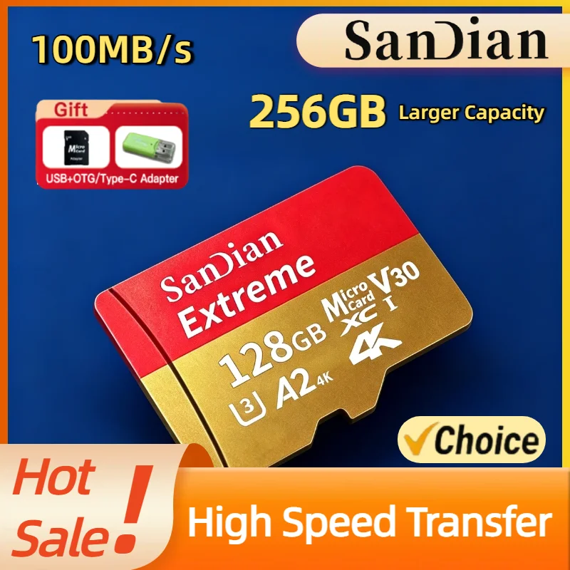 256GB For PC Smartphone Titan Micro TF SD SD Flash Cards Memory Card High Speed UHS 1 Class 10 Storage
256GB For PC Smartphone Titan Micro TF SD SD Flash Cards Memory Card High Speed UHS 1 Class 10 Storage