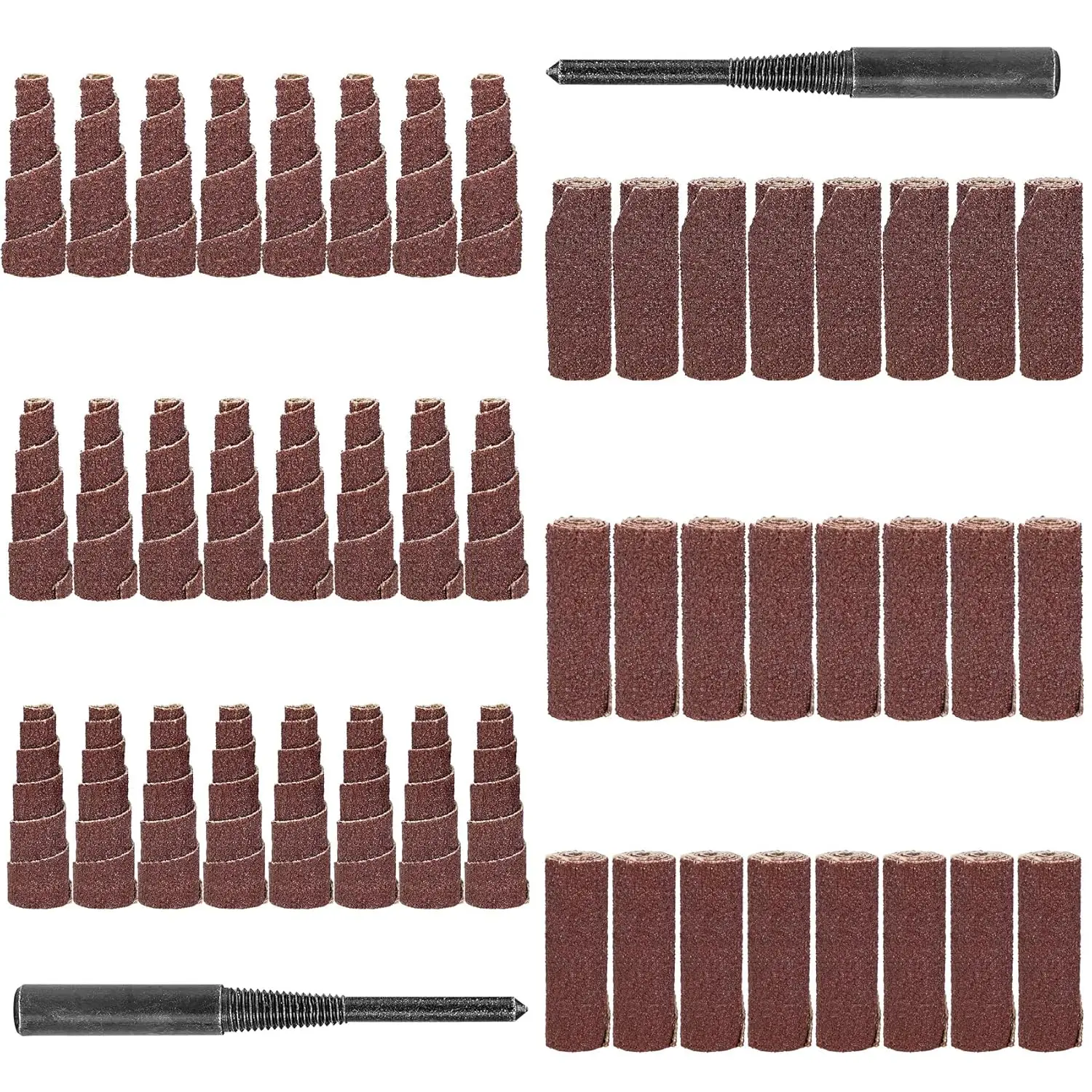 50Pcs 1-1/2 Inch Sand Paper Abrasive Cartridge Rolls Cone Cylinder Rotary Flap Disc
50Pcs 1-1/2 Inch Sand Paper Abrasive Cartridge Rolls Cone Cylinder Rotary Flap Disc