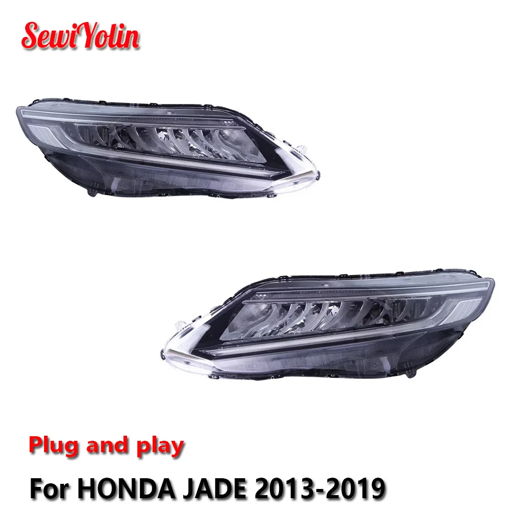 Car LED Headlight Assemblies For HONDA JADE 2013-2019 Auto Fog DRL Brake Turn Signal Lamp Plug and Play
Car LED Headlight Assemblies For HONDA JADE 2013-2019 Auto Fog DRL Brake Turn Signal Lamp Plug and Play