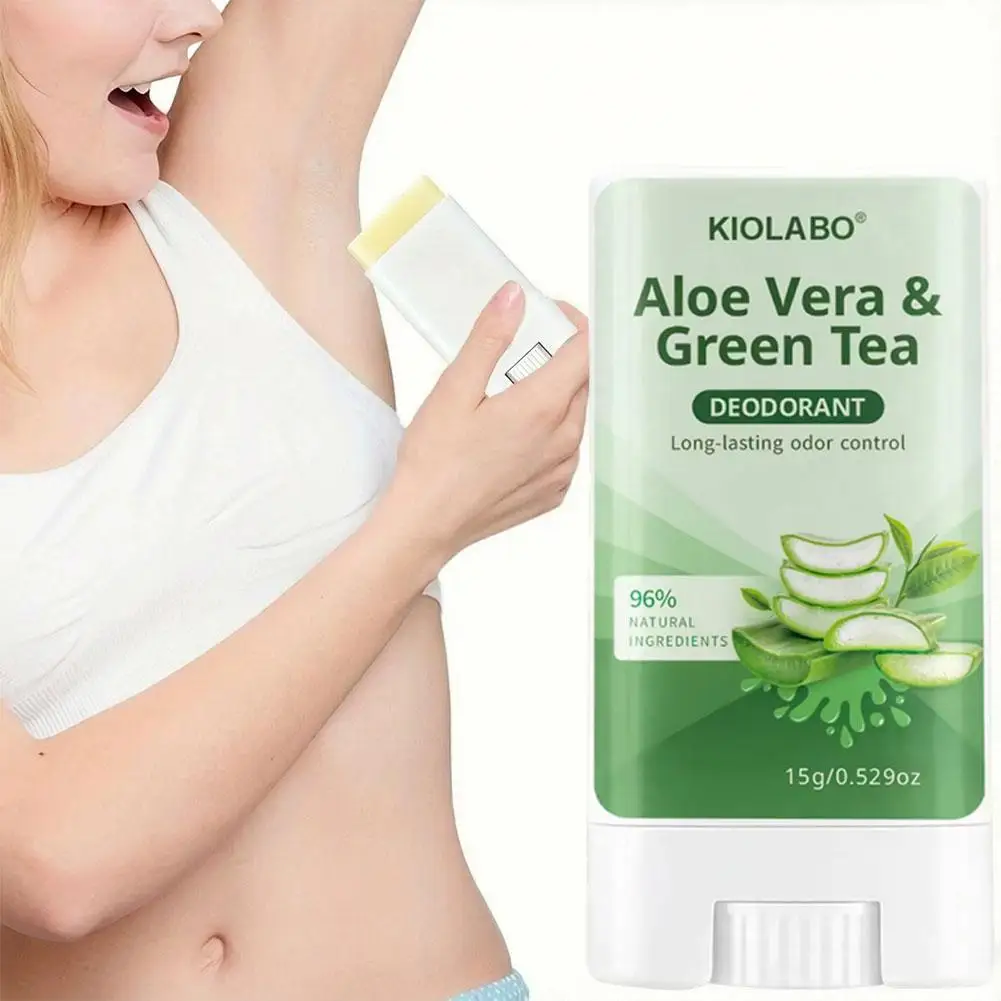Aloe Vera & Green Tea Deodorant 15g Deodorizing And Antiperspirant Cream, Keeps You Fresh And Dry All Day Long Odor Protection
Aloe Vera & Green Tea Deodorant 15g Deodorizing And Antiperspirant Cream, Keeps You Fresh And Dry All Day Long Odor Protection