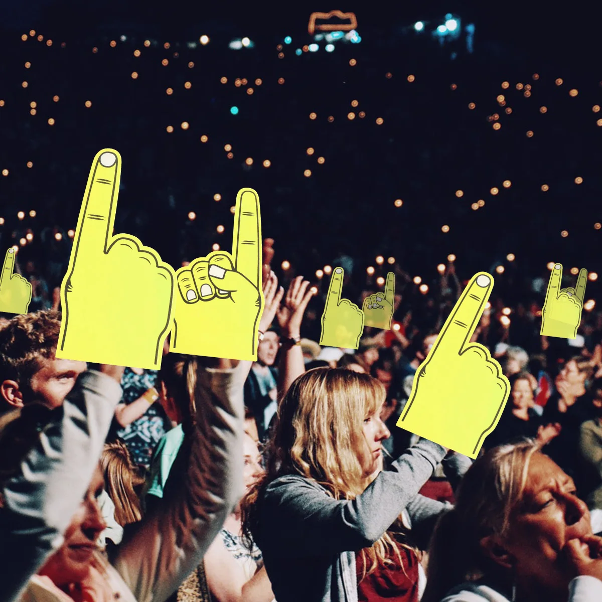 3 pcs Eva Large Size Slap Gloves Cheer Up Gesture Hand For Concert Fans Party Favors Lightweight Fun Eco Friendly Plastic
3 pcs Eva Large Size Slap Gloves Cheer Up Gesture Hand For Concert Fans Party Favors Lightweight Fun Eco Friendly Plastic