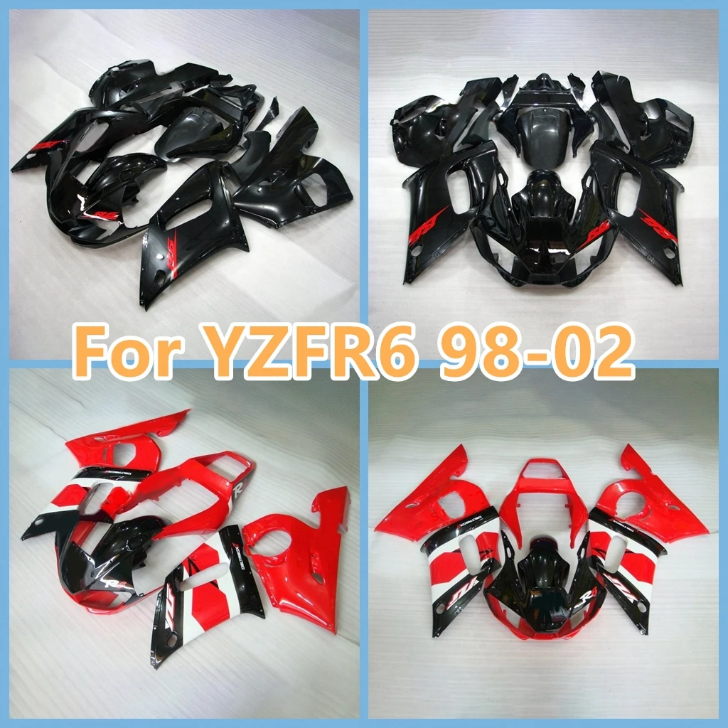 Motorcycle Fairings Kit for 1998 1999 2000 2001 2002 YZF-R6 YAMAHA YZFR6 98 99 00 01 02 Free Custom Injection Bodywork Set Black
Motorcycle Fairings Kit for 1998 1999 2000 2001 2002 YZF-R6 YAMAHA YZFR6 98 99 00 01 02 Free Custom Injection Bodywork Set Black
