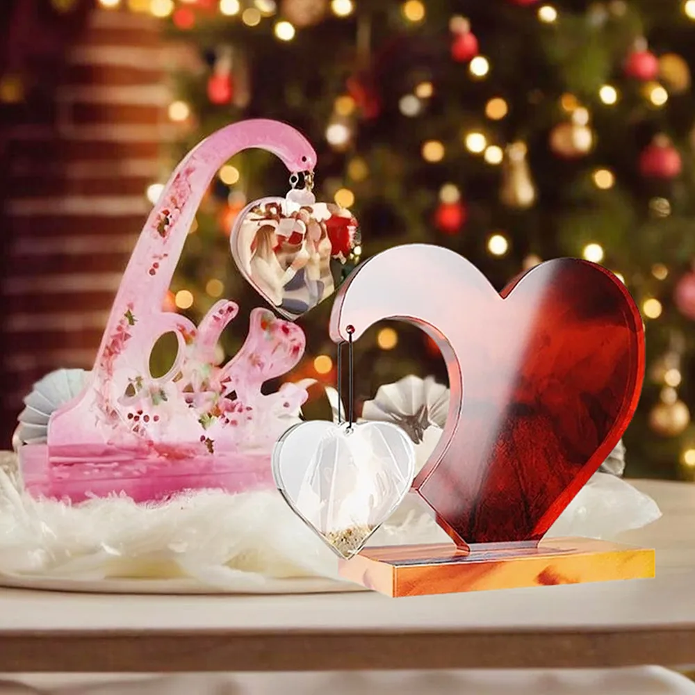 DIY Photo Frame Kit Love Heart Shaped Epoxy Silicone Molds Set Crystal Resin Craft Casting Mold Home Decor Valentines Day Gifts
DIY Photo Frame Kit Love Heart Shaped Epoxy Silicone Molds Set Crystal Resin Craft Casting Mold Home Decor Valentines Day Gifts
