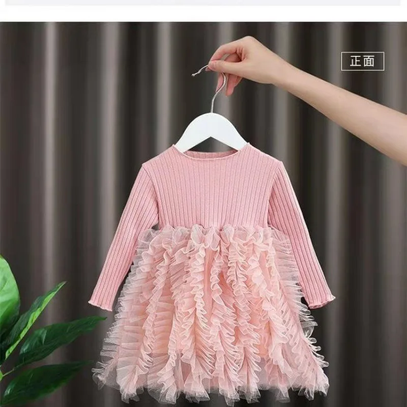 Children's Baby Autumn Dress Spring and Autumn Long Sleeve New Cake Skirt Fairy Princess Skirt Girls Kids Flower Girl Dresses
Children's Baby Autumn Dress Spring and Autumn Long Sleeve New Cake Skirt Fairy Princess Skirt Girls Kids Flower Girl Dresses
