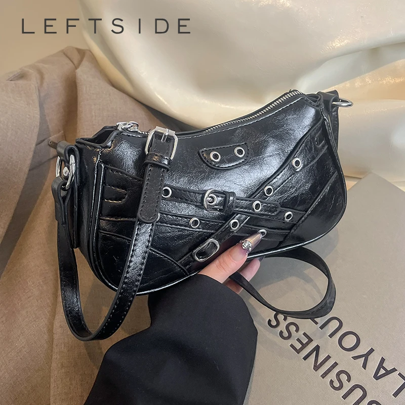 LEFTSIDE Small Pu Leather Shoulder Bag for Women Handbags and Purses 2025 Fashion Crossbody Bags Vintage Square Underarm Bag
LEFTSIDE Small Pu Leather Shoulder Bag for Women Handbags and Purses 2025 Fashion Crossbody Bags Vintage Square Underarm Bag