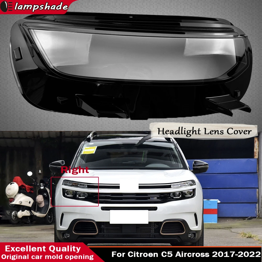 For Citroen C5 Aircross 2017 - 2022 Front Headlight Clear Lens Cover Clear Headlamp Shell Headlight Cover ransparent Lampshade
For Citroen C5 Aircross 2017 - 2022 Front Headlight Clear Lens Cover Clear Headlamp Shell Headlight Cover ransparent Lampshade