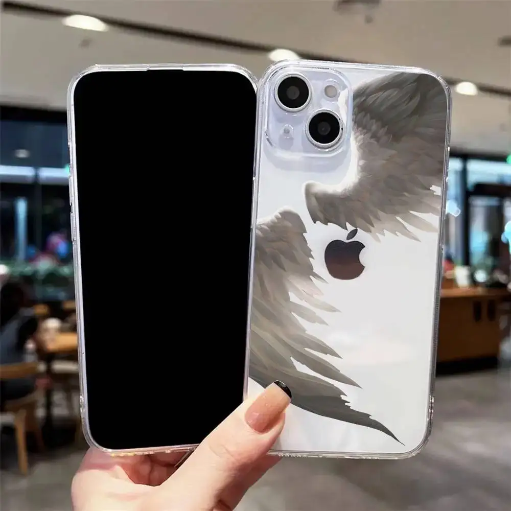 1 шт., чехол для телефона с крыльями ангела, IPhone 16, 15, 14, 12, 11 Pro Max, 12 мини, противоударные мягкие прозрачные чехлы, чехол
1 шт., чехол для телефона с крыльями ангела, IPhone 16, 15, 14, 12, 11 Pro Max, 12 мини, противоударные мягкие прозрачные чехлы, чехол