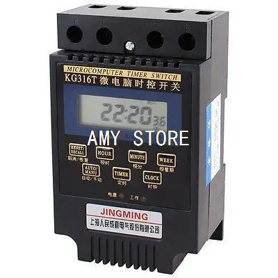 KG316T LCD Display AC 220V Automatic Time Control Microcomputer Timer Switch
KG316T LCD Display AC 220V Automatic Time Control Microcomputer Timer Switch