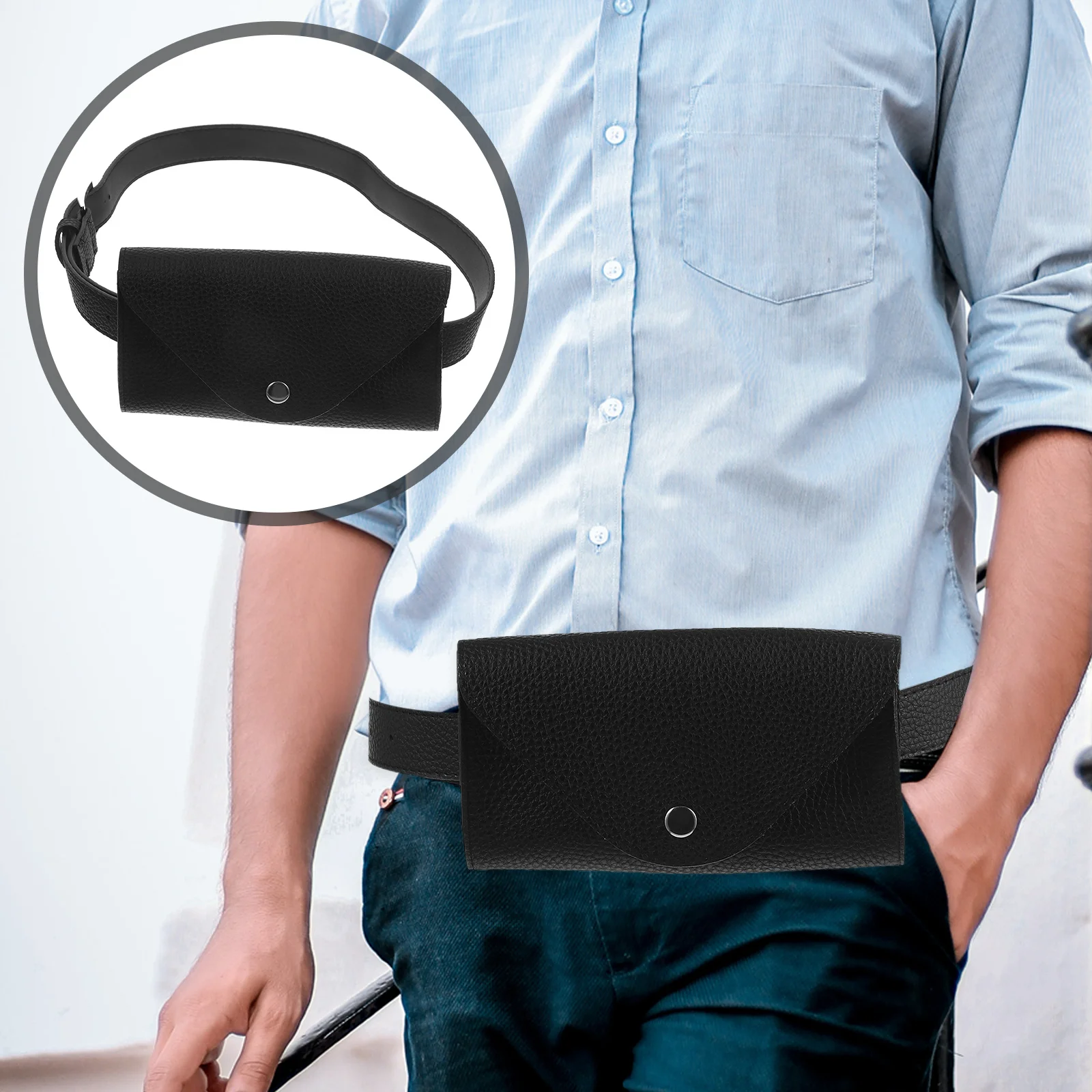 Черная мини-сумка для телефона из искусственной кожи для женщин, поясная сумка в стиле конверта, небольшой портативный поясной кошелек для бега, модная поясная сумка
Черная мини-сумка для телефона из искусственной кожи для женщин, поясная сумка в стиле конверта, небольшой портативный поясной кошелек для бега, модная поясная сумка