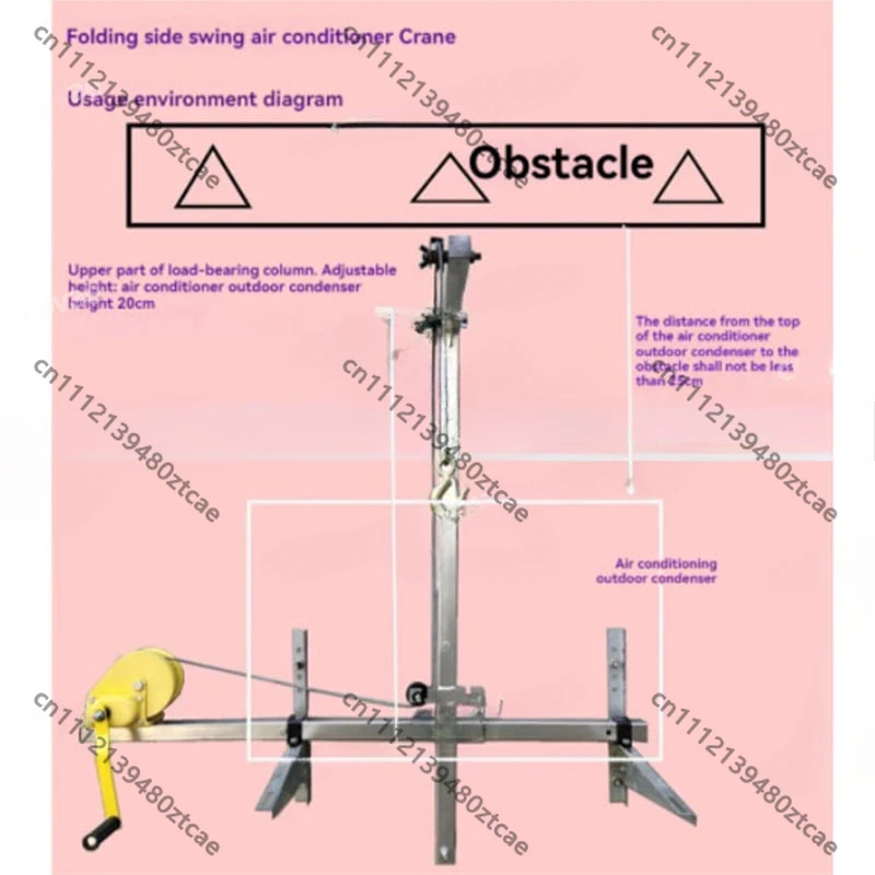 Folding Manual Winch Galvanized Hand Hoist Portable Heavy Duty Lifting Crane Tool for Outdoor Air Conditioner Installation
Folding Manual Winch Galvanized Hand Hoist Portable Heavy Duty Lifting Crane Tool for Outdoor Air Conditioner Installation
