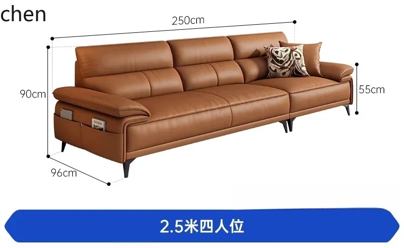 HYS Genuine Leather Sofa Minimalist Living Room Vintage Straight Small Apartment Storage Sofa
HYS Genuine Leather Sofa Minimalist Living Room Vintage Straight Small Apartment Storage Sofa