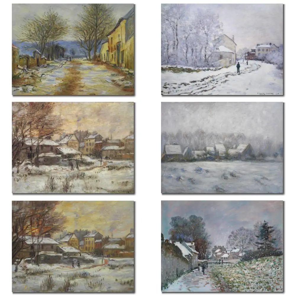 Extra Large Painting in Oils Claude Monet Snow Argenteuil Handmade Canvas Masterpiece Landscape for Pub Restaurant Wall Decor
Extra Large Painting in Oils Claude Monet Snow Argenteuil Handmade Canvas Masterpiece Landscape for Pub Restaurant Wall Decor