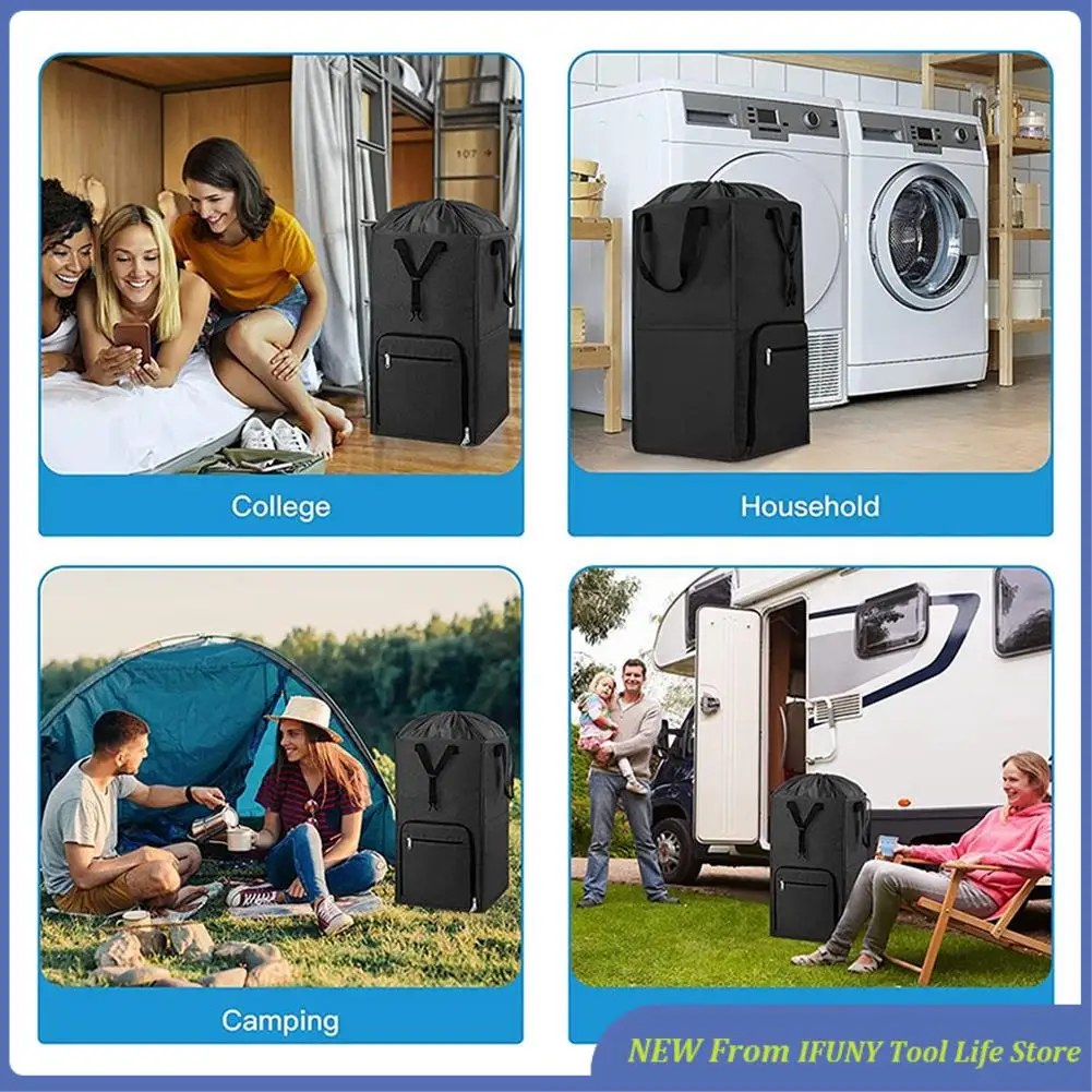 Large Laundry Backpack College, Camp Travel, Heavy Duty Laundry Bag Hamper - Stand Itself & Easy Storage New
Large Laundry Backpack College, Camp Travel, Heavy Duty Laundry Bag Hamper - Stand Itself & Easy Storage New