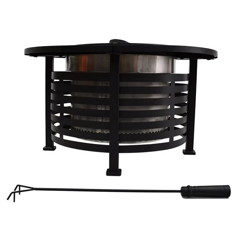 Airo Stainless Steel & Iron Wood-Burning Smokeless Fire Pit Table Firewood Eco-Friendly Fireplace for Outdoor Backyard
Airo Stainless Steel & Iron Wood-Burning Smokeless Fire Pit Table Firewood Eco-Friendly Fireplace for Outdoor Backyard