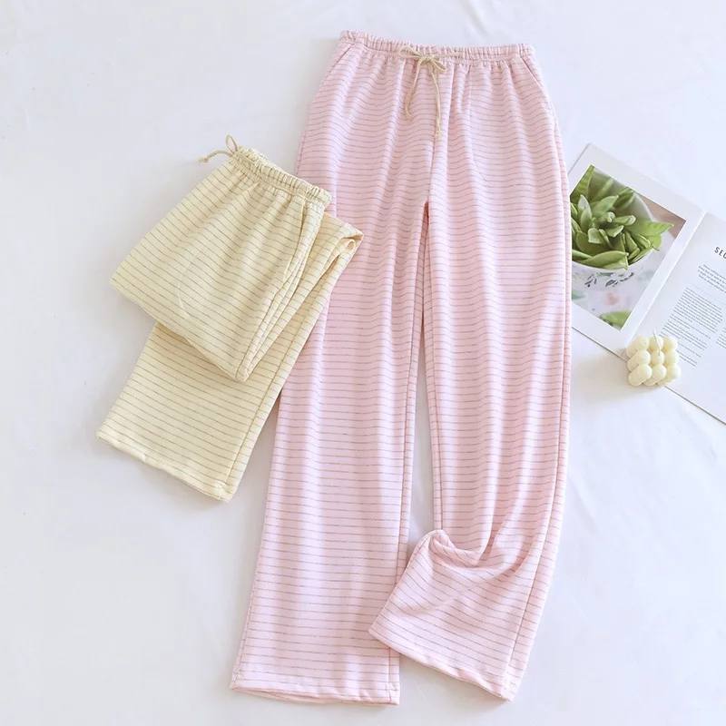 2024 Autumn Winter New Women Pajamas Trousers Women Soft Sleep Bottoms Loose Casual Pants Elastic Waist Layies Home Pants
2024 Autumn Winter New Women Pajamas Trousers Women Soft Sleep Bottoms Loose Casual Pants Elastic Waist Layies Home Pants
