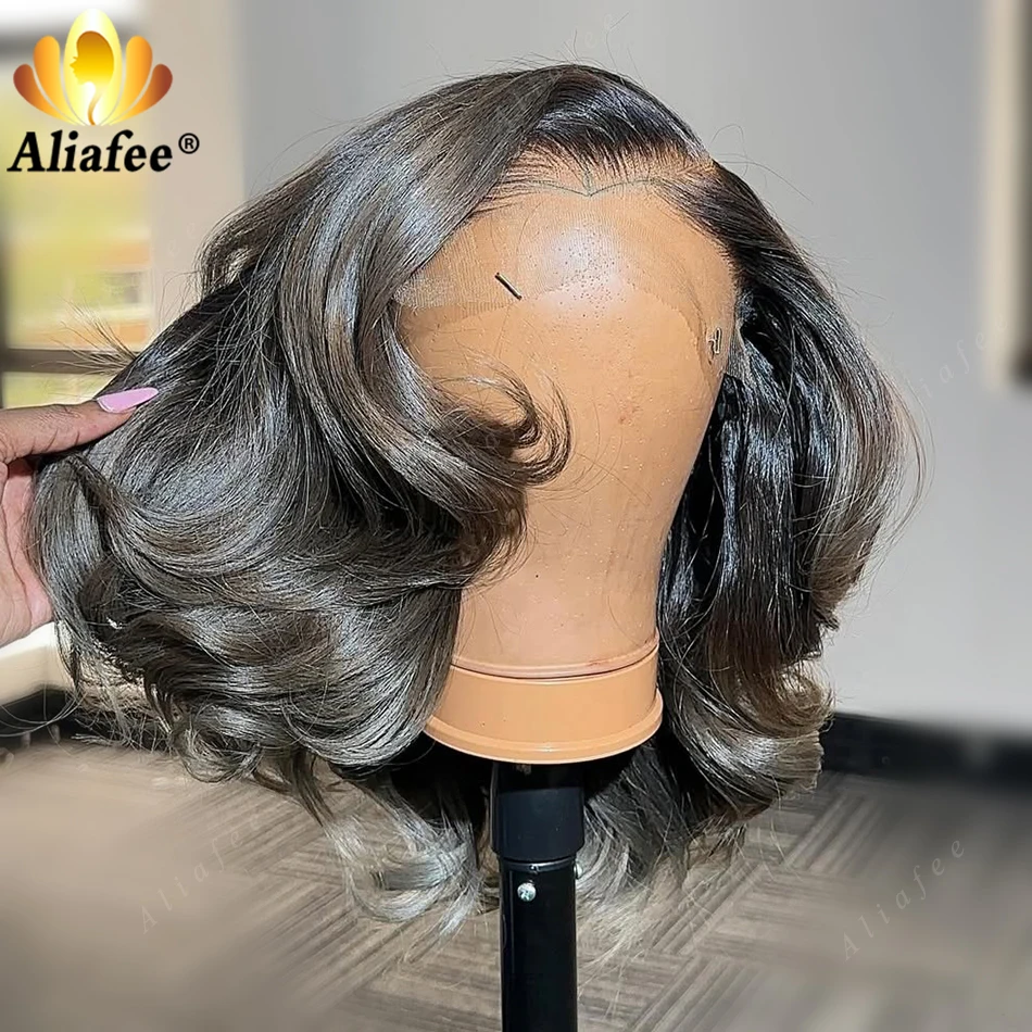 Gray Colored Bob Wave Wigs Human Hair HD Lace Frontal Bob Wig Human Hair 200% Body Wave Bob Wig Loose Wave Short Wigs for Women
Gray Colored Bob Wave Wigs Human Hair HD Lace Frontal Bob Wig Human Hair 200% Body Wave Bob Wig Loose Wave Short Wigs for Women