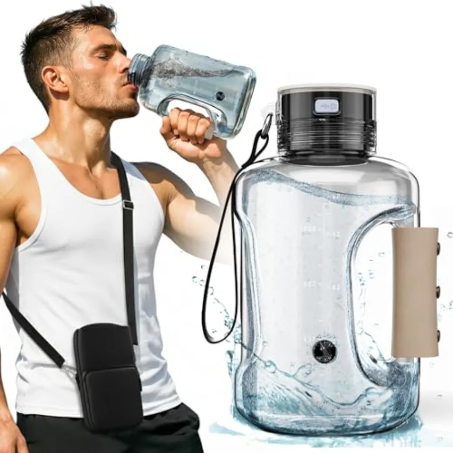 Hydrogen Water Bottle with Electrolytes Powder 1.5L 2400PPB Hydro Jug with 20Pcs Electrolyte Packets USB Rechargeable Travel Fr
Hydrogen Water Bottle with Electrolytes Powder 1.5L 2400PPB Hydro Jug with 20Pcs Electrolyte Packets USB Rechargeable Travel Fr