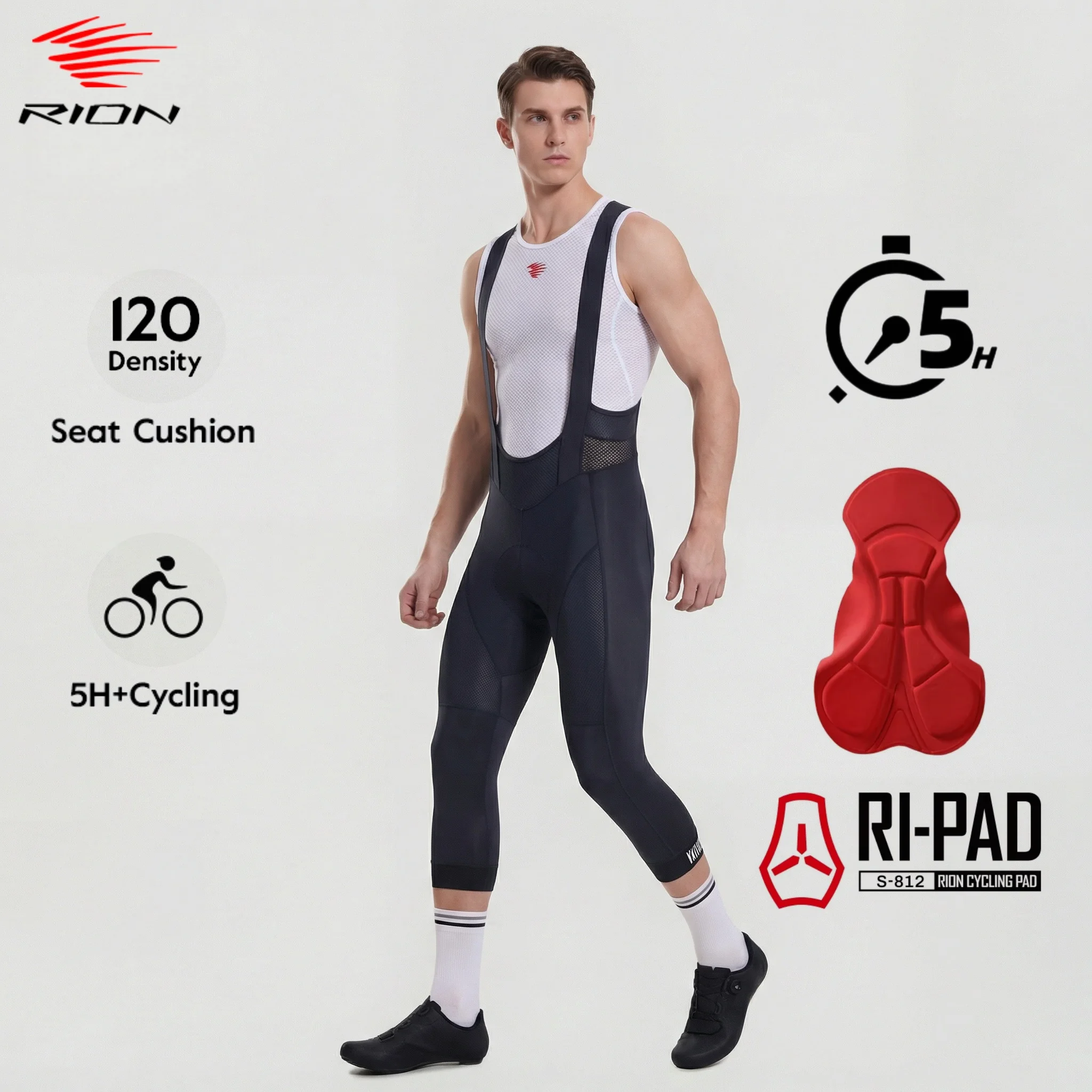 Мужские велоштаны RION 3/4 с комфортной вставкой 5H, светоотражающие, дышащие, сетчатые, для шоссейных и горных велосипедов, для гонок на длинные дистанции
Мужские велоштаны RION 3/4 с комфортной вставкой 5H, светоотражающие, дышащие, сетчатые, для шоссейных и горных велосипедов, для гонок на длинные дистанции