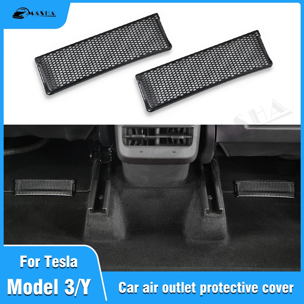 2Pcs Car Air Outlet Cover For Tesla Model 3 Model Y 2021 - 2023 Under Seat Air Vent Anti-blocking Dust Cover Model Y Accessories
2Pcs Car Air Outlet Cover For Tesla Model 3 Model Y 2021 - 2023 Under Seat Air Vent Anti-blocking Dust Cover Model Y Accessories