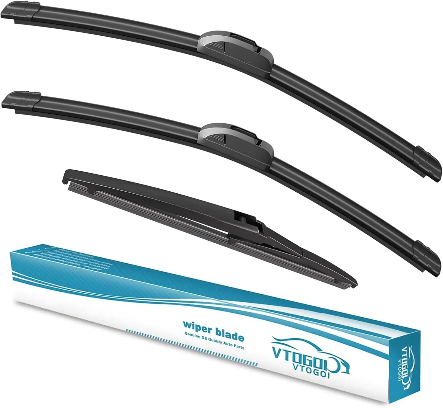 All Weather Windshield Wiper Blades Replacement for Toyota Rav4 2019-2025 Mazda 5 2006-2015 with 26"+16"+12" Front & Rear Set
All Weather Windshield Wiper Blades Replacement for Toyota Rav4 2019-2025 Mazda 5 2006-2015 with 26"+16"+12" Front & Rear Set