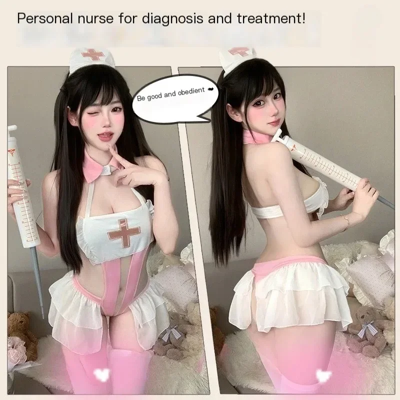 Женский сексуальный костюм медсестры для косплея, милая девушка, милый боди с оборками и открытой промежностью, комплект с повязкой на голову, ролевая форма, костюмы, наряды
Женский сексуальный костюм медсестры для косплея, милая девушка, милый боди с оборками и открытой промежностью, комплект с повязкой на голову, ролевая форма, костюмы, наряды
