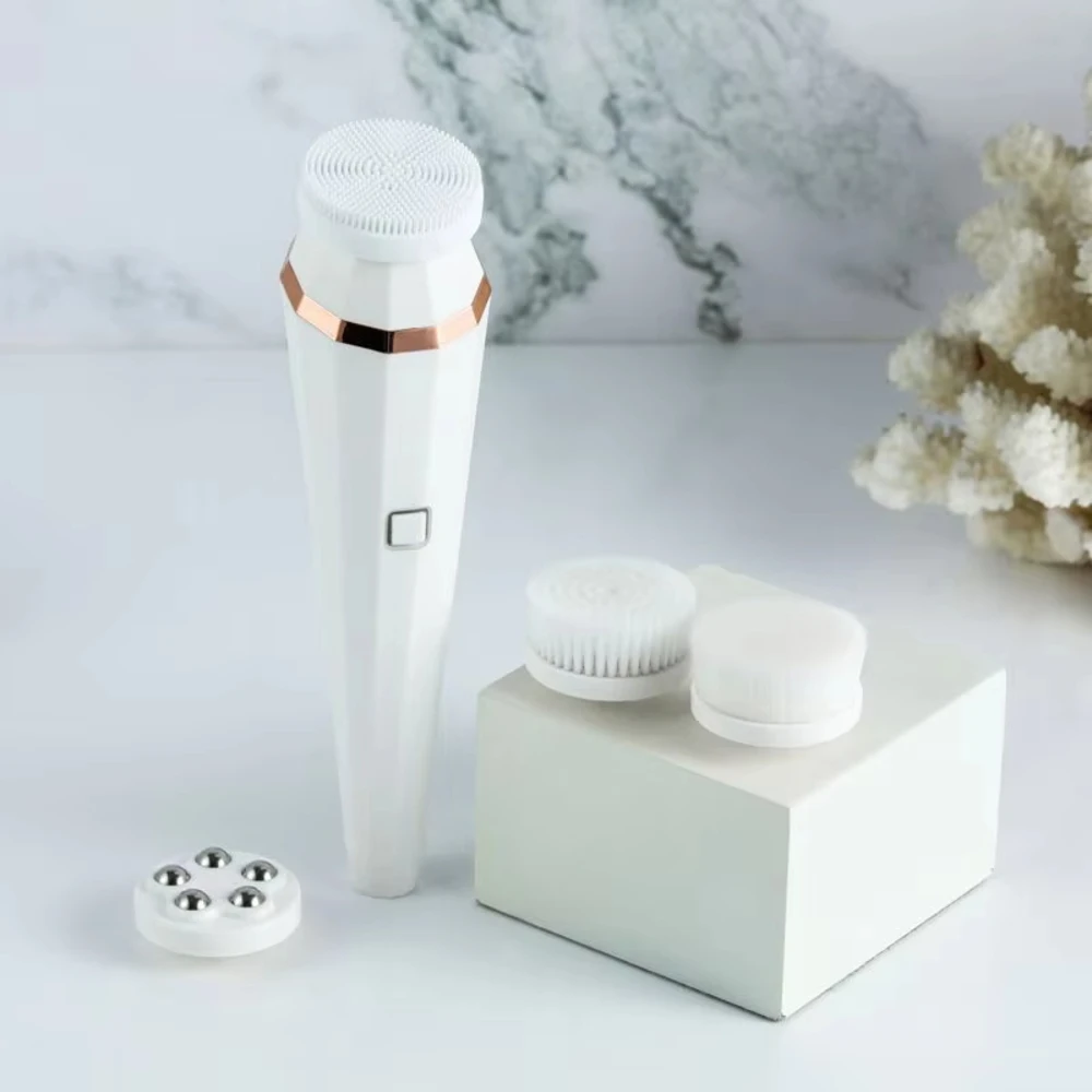 Customizable 4 In 1 Waterproof Electric Facial Exfoliating Kit 4 Face Brush Heads Spin Microdermabrasion Scrub For Sonic Face
Customizable 4 In 1 Waterproof Electric Facial Exfoliating Kit 4 Face Brush Heads Spin Microdermabrasion Scrub For Sonic Face