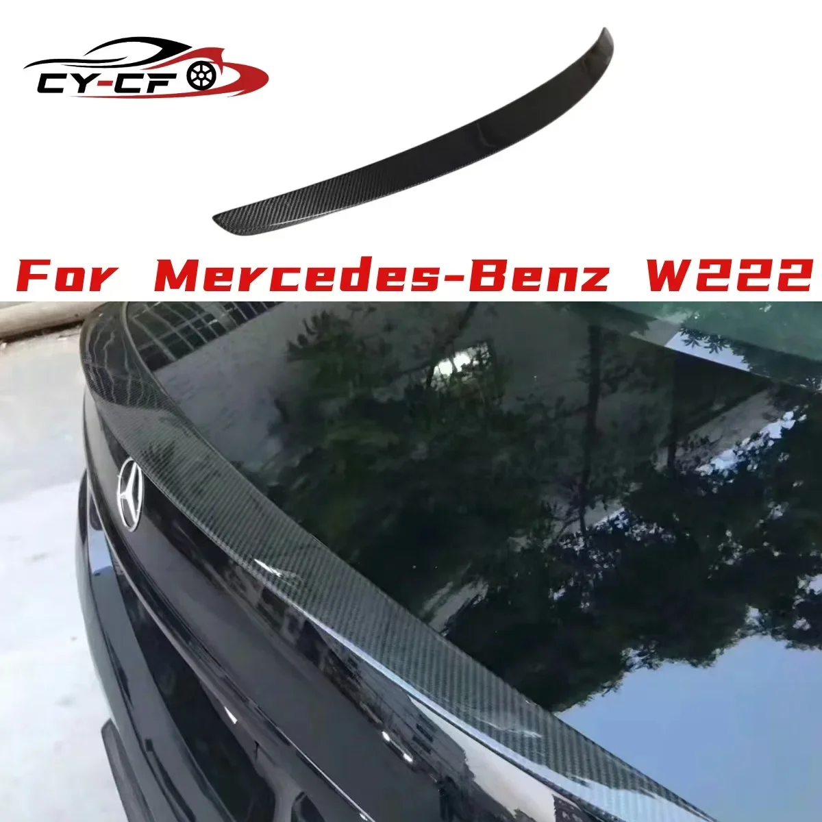 Carbon Fiber Rear Trunk Spoiler Wing S300 S350 S400 S500 S550 S63 4-door Sedan 2014 - UP For Mercedes W222 Spoiler S Class S63
Carbon Fiber Rear Trunk Spoiler Wing S300 S350 S400 S500 S550 S63 4-door Sedan 2014 - UP For Mercedes W222 Spoiler S Class S63
