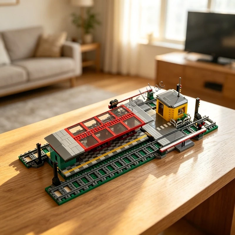 Набор для сборки большой железнодорожной станции MOC из 1099 деталей, модель для демонстрации, конструктор DIY, технологичная сборка, креативная игрушка для детей, подарок на день рождения
Набор для сборки большой железнодорожной станции MOC из 1099 деталей, модель для демонстрации, конструктор DIY, технологичная сборка, креативная игрушка для детей, подарок на день рождения