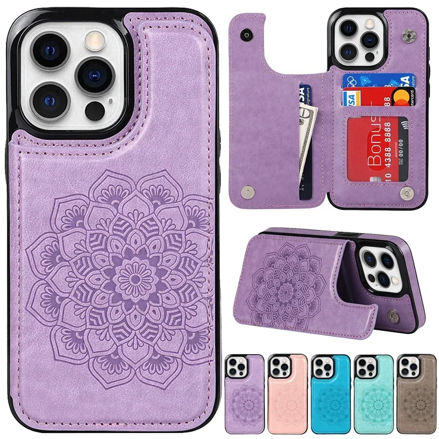 Wallet Double Buckle Datura Embossing Magnetic Flip Leather For iPhone 16 Pro Max 15 Plus 14 13 Mini 12 11 SE3 SE2 X XR XS 8 7
Wallet Double Buckle Datura Embossing Magnetic Flip Leather For iPhone 16 Pro Max 15 Plus 14 13 Mini 12 11 SE3 SE2 X XR XS 8 7
