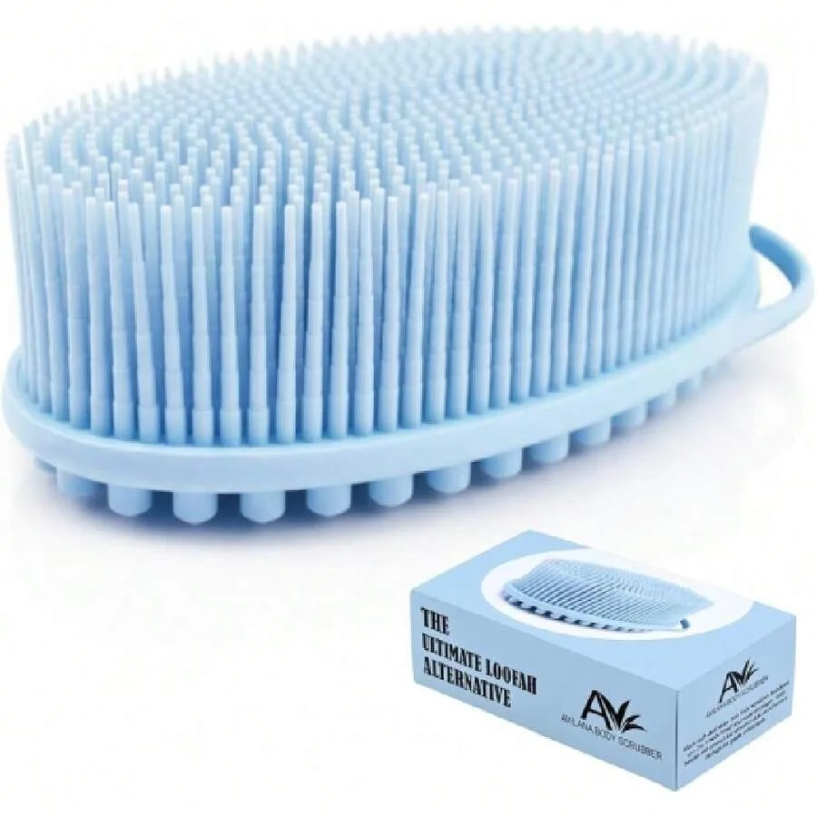【New style】Silicone Bodcrubber For Shower - Gentle Exfoliating Back Scrubber With Soft Bristles - Premium Dual Sided Bath Brush
【New style】Silicone Bodcrubber For Shower - Gentle Exfoliating Back Scrubber With Soft Bristles - Premium Dual Sided Bath Brush