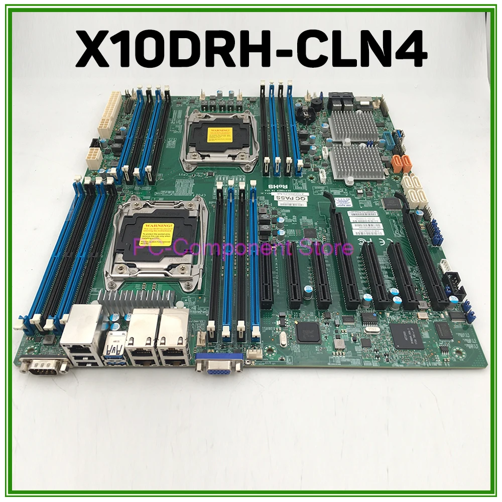 Материнская плата для сервера Supermicro E5-2600 V4/V3 Family Quad 1GbE LAN SAS3 (12 Гбит/с) LGA2011 DDR4 X10DRH-CLN4
Материнская плата для сервера Supermicro E5-2600 V4/V3 Family Quad 1GbE LAN SAS3 (12 Гбит/с) LGA2011 DDR4 X10DRH-CLN4