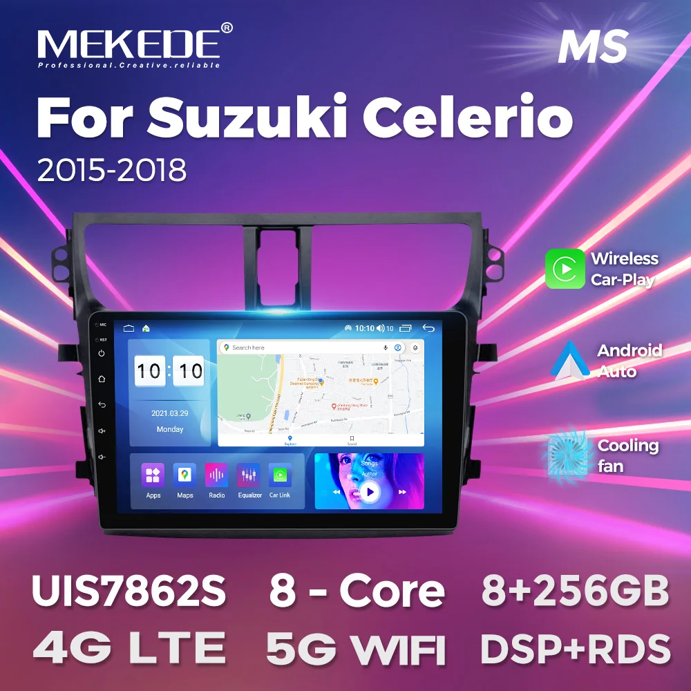 MEKEDE 2Din Car Radio 8Core For Suzuki Celerio 2015-2018 Multimedia Player Wirelessly CarPlay Auto WIFI GPS navigation headunit
MEKEDE 2Din Car Radio 8Core For Suzuki Celerio 2015-2018 Multimedia Player Wirelessly CarPlay Auto WIFI GPS navigation headunit