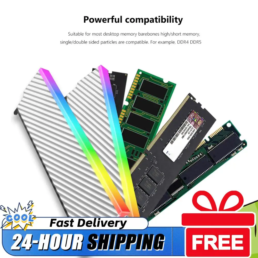 Радиатор-охладитель для оперативной памяти 5В 3PIN ARGB Aura Sync, алюминиевый, для памяти DDR2 DDR3 DDR4 DDR5 настольных ПК
Радиатор-охладитель для оперативной памяти 5В 3PIN ARGB Aura Sync, алюминиевый, для памяти DDR2 DDR3 DDR4 DDR5 настольных ПК