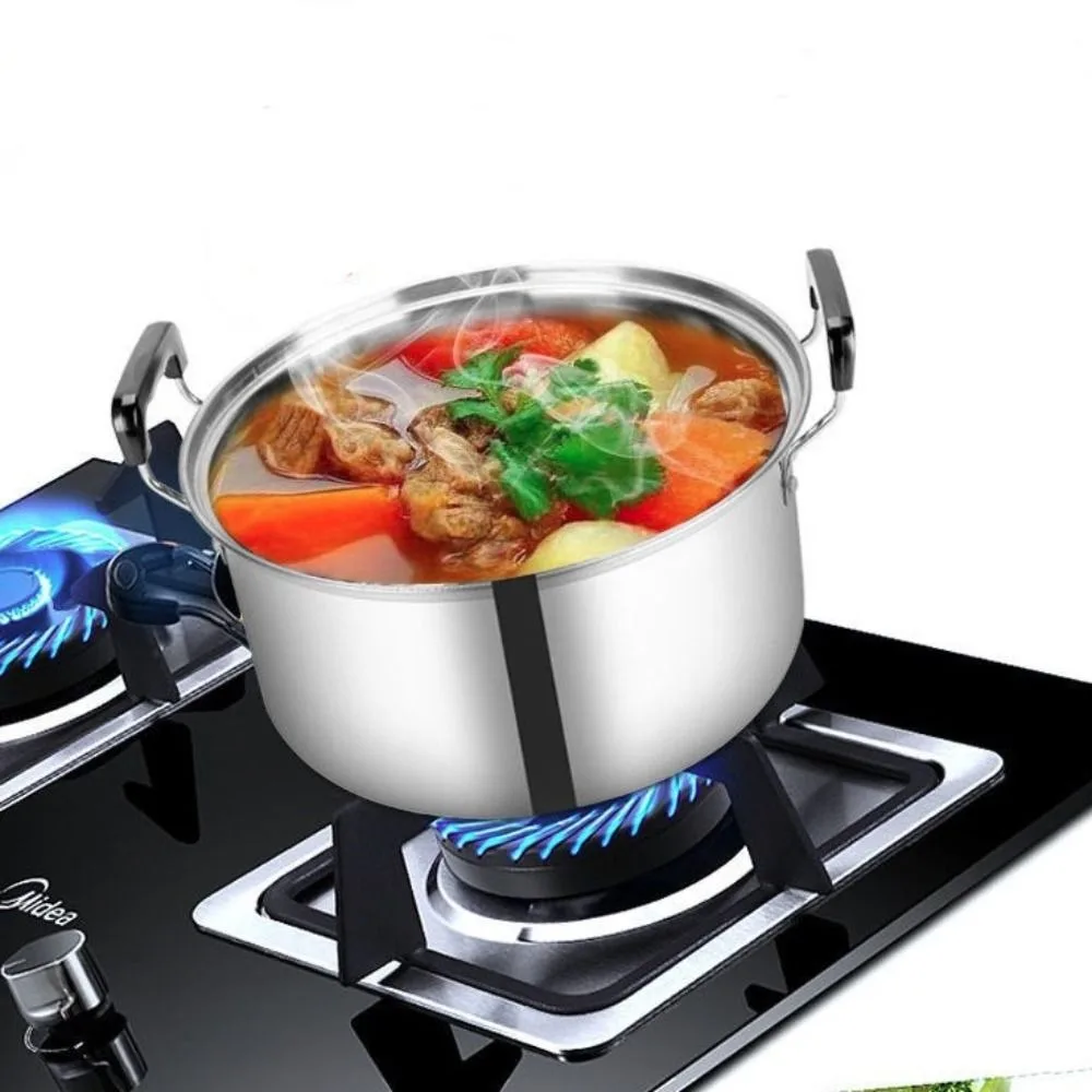 Multi-purpose Stainless Steel Soup Pot with Lid Binaural Handle Stockpot Deepened Stewed Pot Dormitory
Multi-purpose Stainless Steel Soup Pot with Lid Binaural Handle Stockpot Deepened Stewed Pot Dormitory