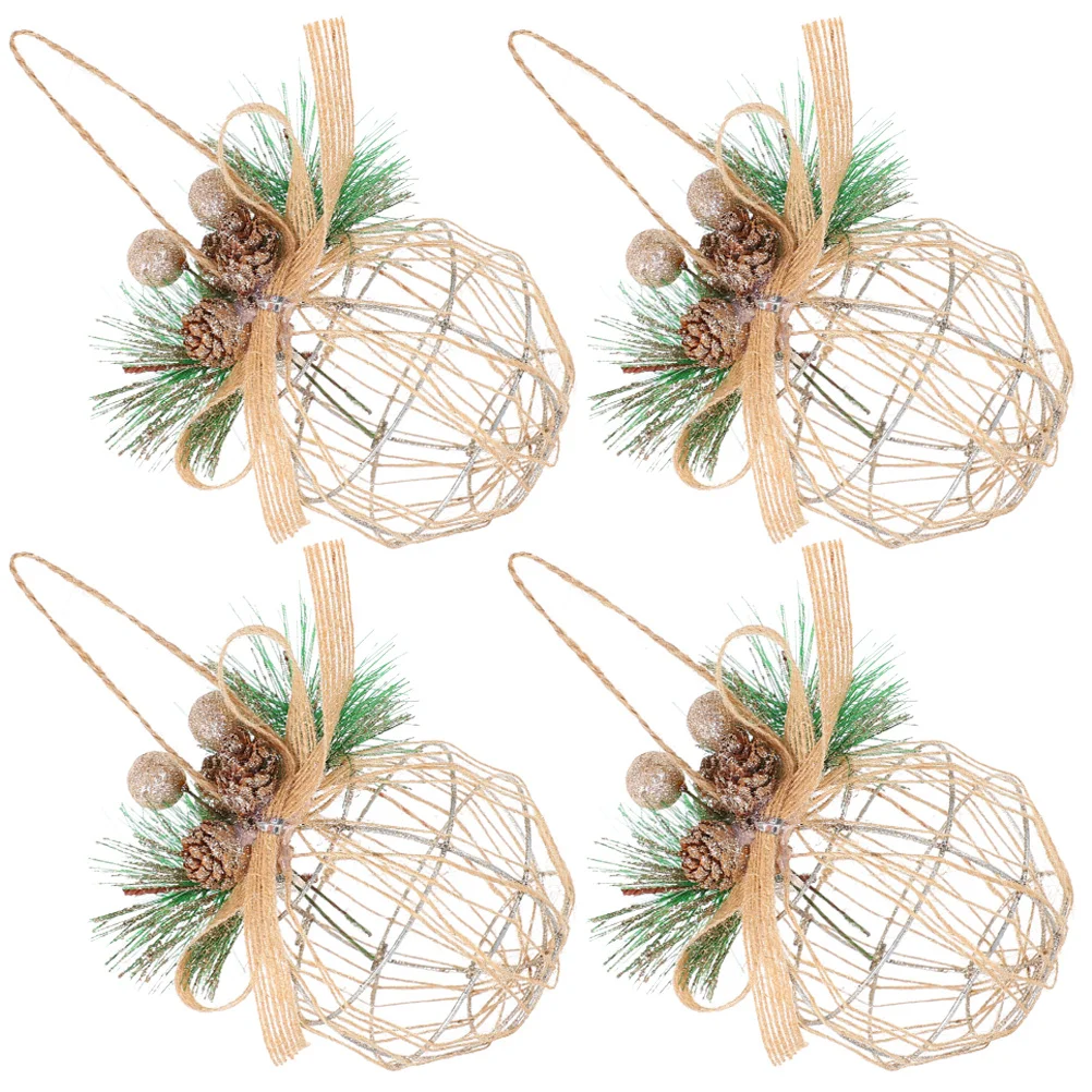 4Pcs Christmas Ball Ornaments Hollow Out Iron Hanging Balls Xmas Tree Pendant Decoration Xmas Hanging Adornment Christmas Tree
4Pcs Christmas Ball Ornaments Hollow Out Iron Hanging Balls Xmas Tree Pendant Decoration Xmas Hanging Adornment Christmas Tree