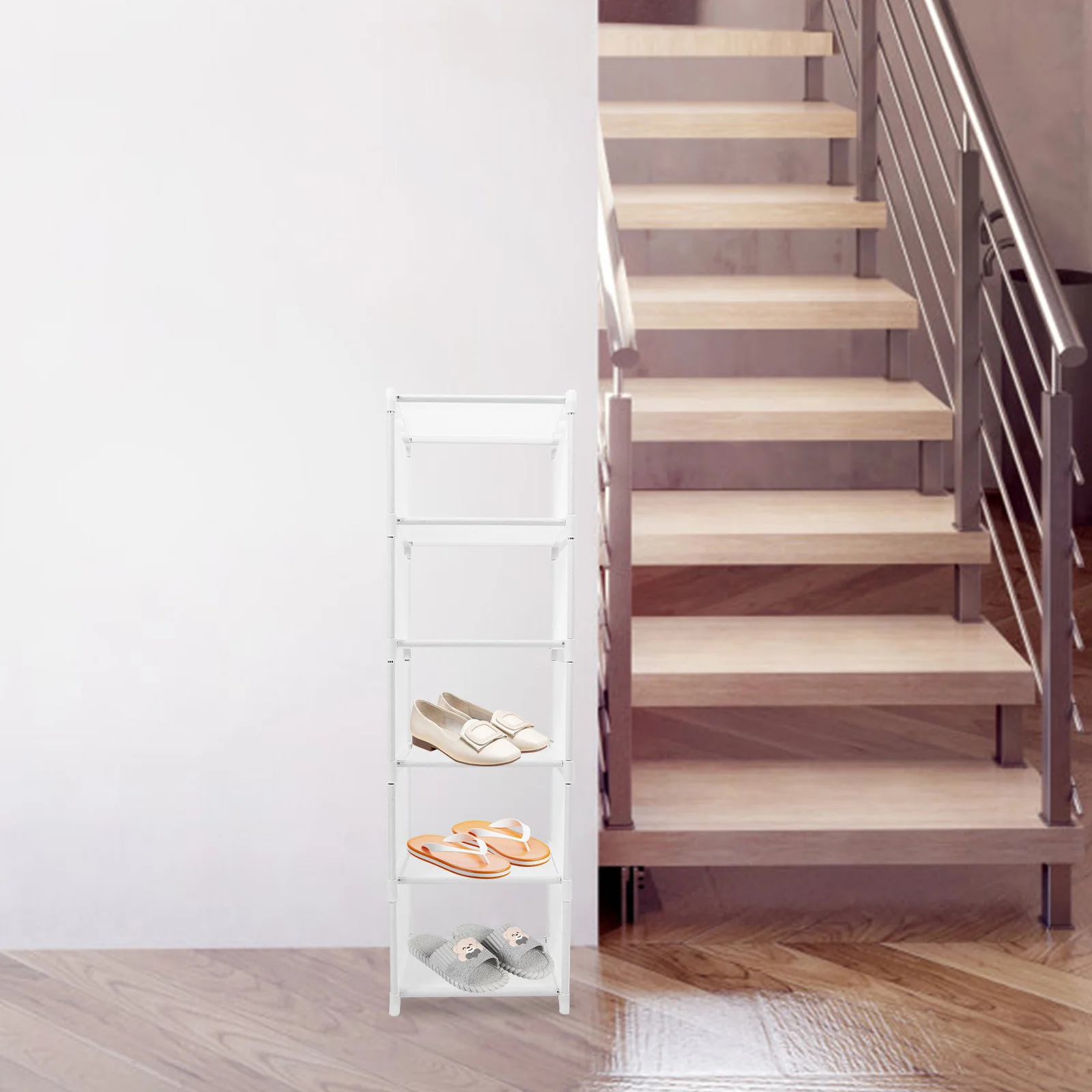Folding Shelf Storage Corner Organizer Space Saving Foldable Stand Home Storage Rack Sturdy Multi-functional Stand for Home
Folding Shelf Storage Corner Organizer Space Saving Foldable Stand Home Storage Rack Sturdy Multi-functional Stand for Home