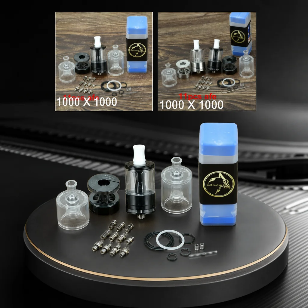 Dvarw MTL FL 24mm RTA Tank - Single Coil Adjustable Atomizer with 316SS Airflow Inserts, Compatible with Kayfun X MTL RTA
Dvarw MTL FL 24mm RTA Tank - Single Coil Adjustable Atomizer with 316SS Airflow Inserts, Compatible with Kayfun X MTL RTA