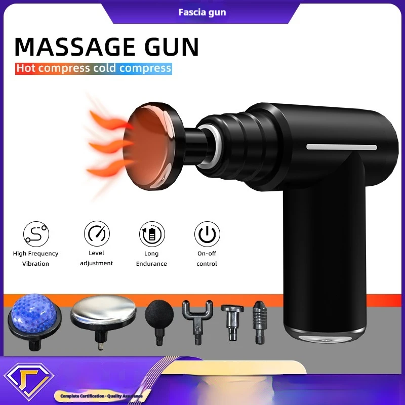 Multifunctional Hot Cold Compress Fascia Gun Mini Heat Massage Device Deep Muscle Relax Portable Body Massager for Home Gym
Multifunctional Hot Cold Compress Fascia Gun Mini Heat Massage Device Deep Muscle Relax Portable Body Massager for Home Gym