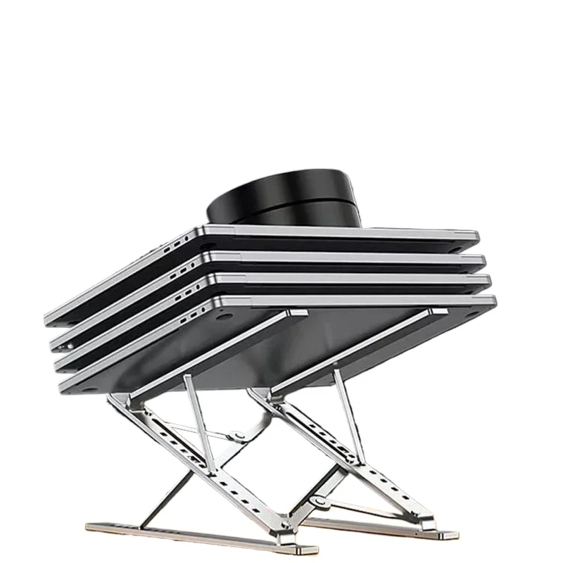 Laptop bracket aluminum alloy heightening frame suitable for heat dissipation office folding can be lifted
Laptop bracket aluminum alloy heightening frame suitable for heat dissipation office folding can be lifted