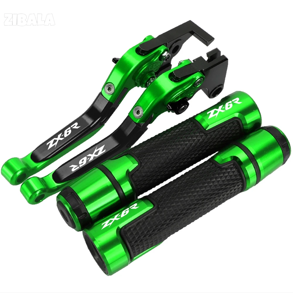 Motorcycle CNC Aluminum Folding Brake Clutch Levers & Handlebar grips Hand bar Accessories For KAWASAKI ZX6R 2007-2014 2015 2016
Motorcycle CNC Aluminum Folding Brake Clutch Levers & Handlebar grips Hand bar Accessories For KAWASAKI ZX6R 2007-2014 2015 2016