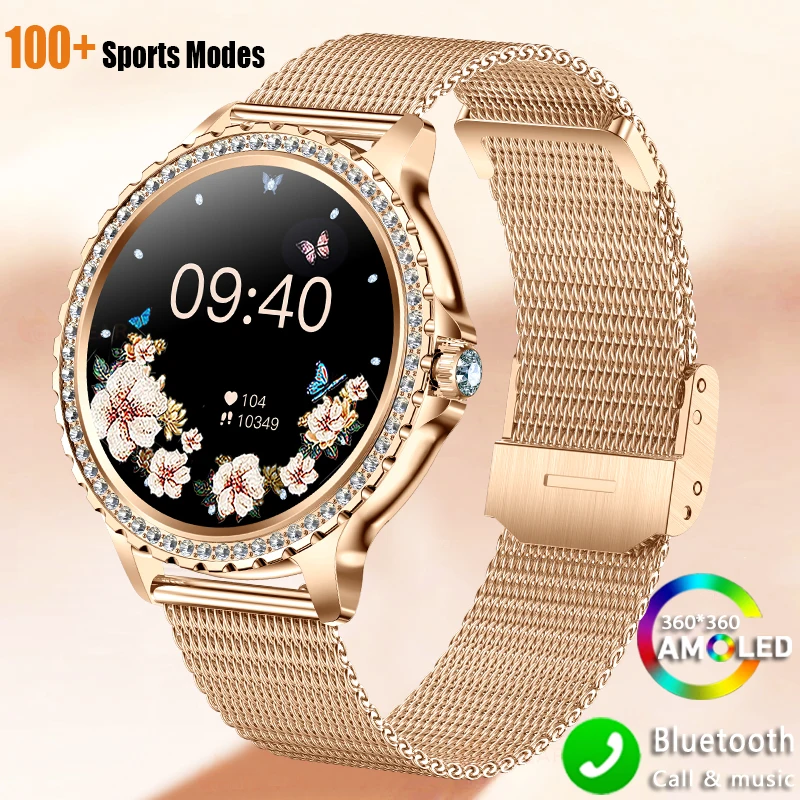 New Women's Smartwatch AMOLED HD Bluetooth Call Sports Waterproof Watch AI Voice Assistant Health Monitoring Smart Watch
New Women's Smartwatch AMOLED HD Bluetooth Call Sports Waterproof Watch AI Voice Assistant Health Monitoring Smart Watch