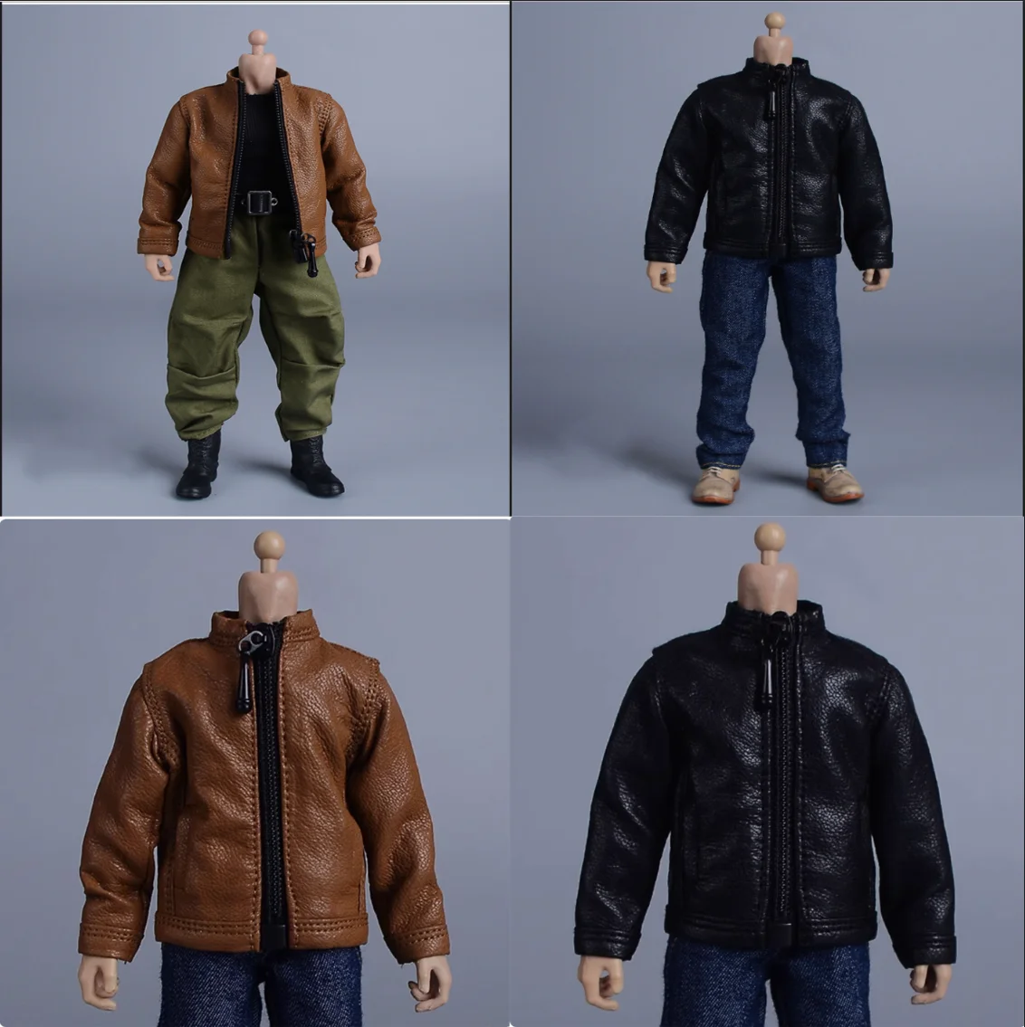1/12 Soldier Clothing Accessories Classic Leather Jacket Coat Model Toy Fit 6'' Action Figure Body In Stock
1/12 Soldier Clothing Accessories Classic Leather Jacket Coat Model Toy Fit 6'' Action Figure Body In Stock