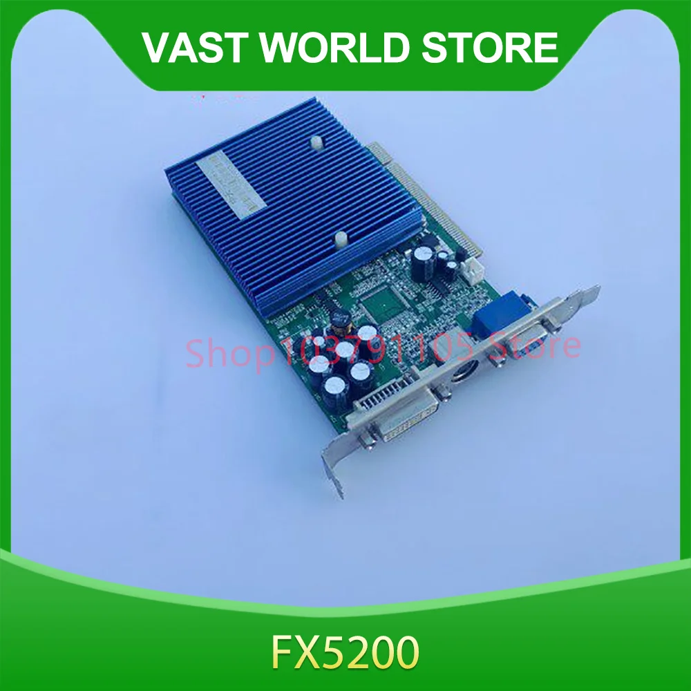 Видеокарта PCI 256 МБ FX5200
Видеокарта PCI 256 МБ FX5200