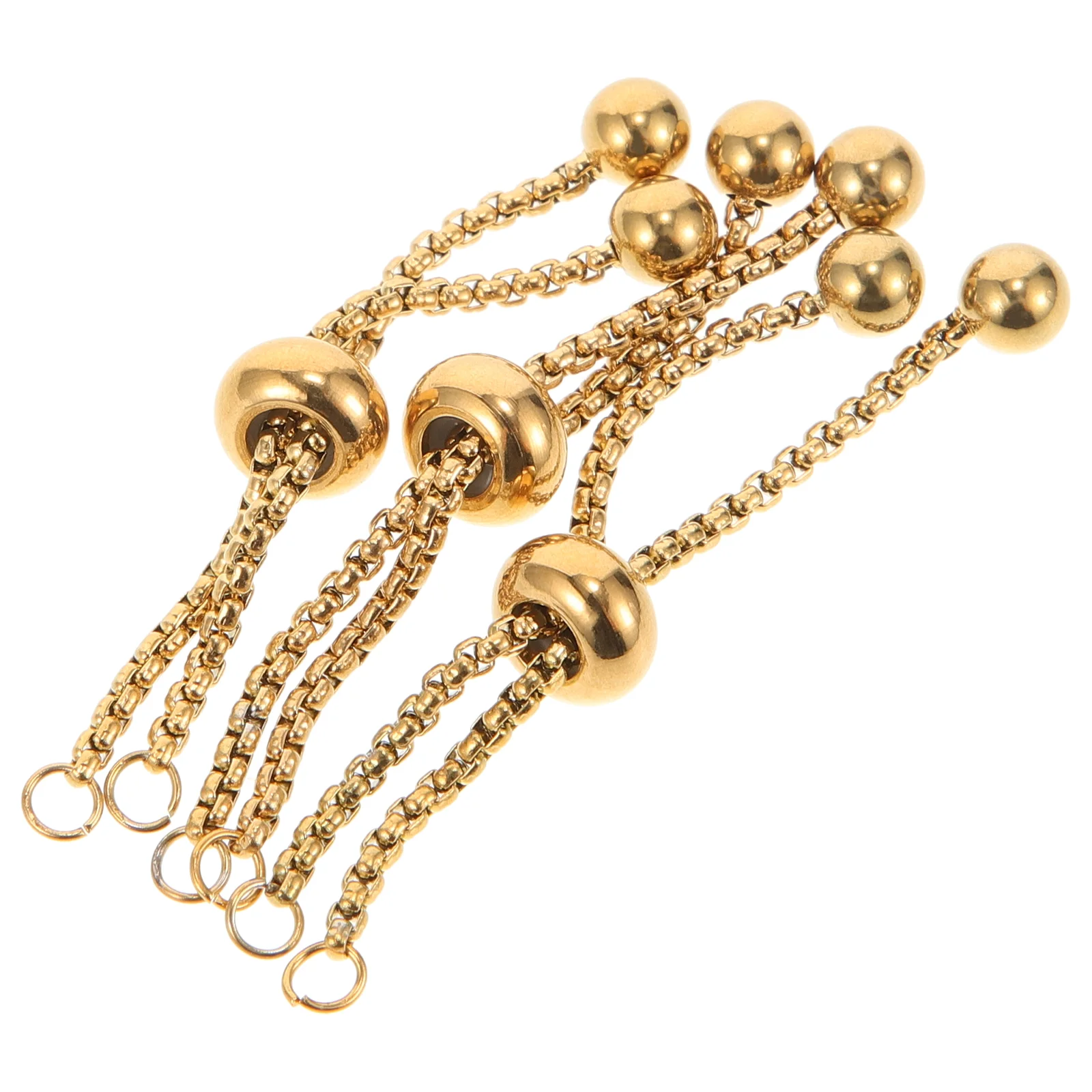 Bracelet Twist Chain Pearl Push Pull Necklace Extender with Ball Ends Adjustable Slider Stainless Steel Miss Accessories
Bracelet Twist Chain Pearl Push Pull Necklace Extender with Ball Ends Adjustable Slider Stainless Steel Miss Accessories